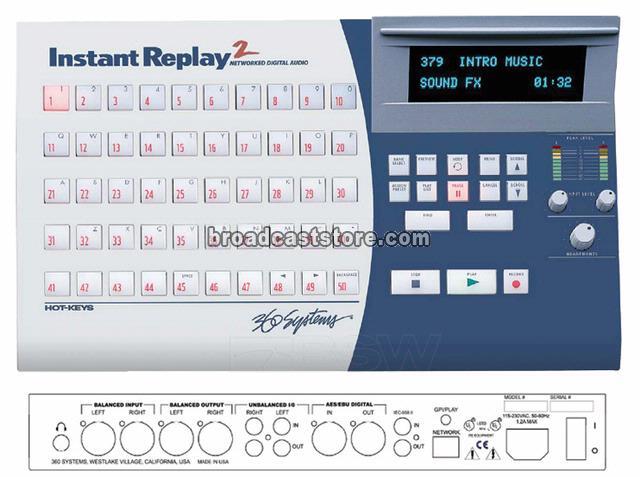 360 Systems DR600 硬盤(pán)錄音機(jī)，即時(shí)播放硬盤(pán)錄音機(jī)