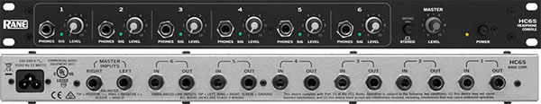 Rane HC6S 6通道耳機放大器